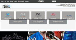 Desktop Screenshot of plazaautomall.com